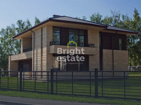 Купить кирпично-монолитный коттедж в КП Крекшино. ID 12546