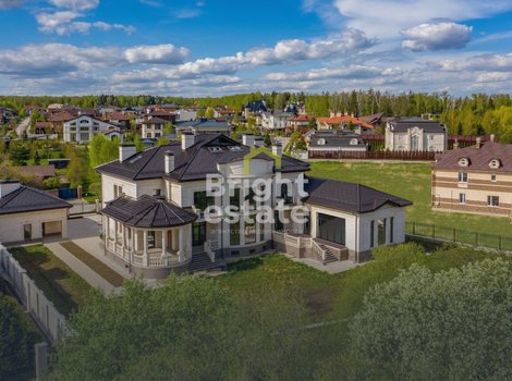 Купить загородную резиденцию с фасадом из натурального камня в КП Антоновка. ID 14385