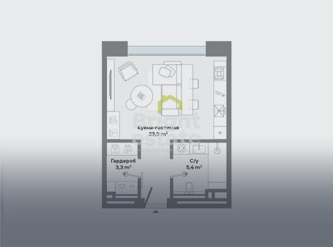 Городской апартамент в новом комплексе Дом Cult. ID 14918