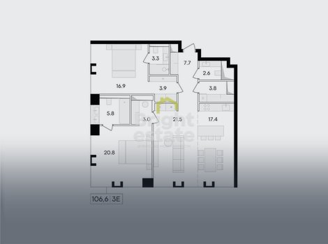 Продажа квартиры с 3 спальнями в городском квартале Life Time. ID 16204