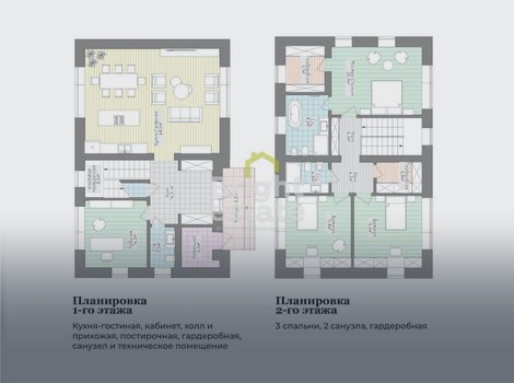 Продажа коттеджа 201 кв.м. в поселке Сокольники Парк, 45 км от МКАД. ID 16516