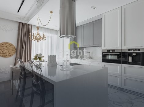 Купить 4-комнатную квартиру с дизайнерским ремонтом в ЖК D1. ID 17415