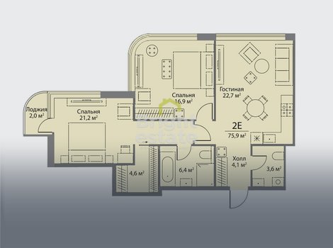 Продажа 3-комнатной квартиры в ЖК Stories на Мосфильмовской, ЗАО. ID 18312