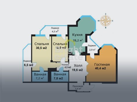 Продажа квартиры с 1 спальней в ЖК Вавилово, ЮЗАО. ID 18550