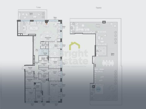 Купить пентхаус с террасой в клубном доме Обыденский №1. ID 18599