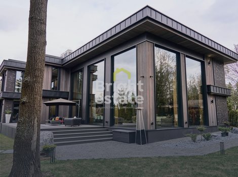 Купить дом в современном стиле в КП Ландшафт. ID 18848
