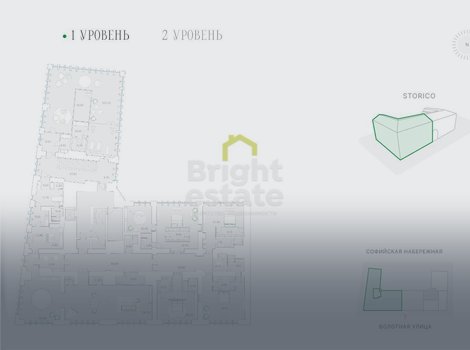 Купить двухуровневую квартиру в клубном доме на Софийской набережной DUO. ID 19124