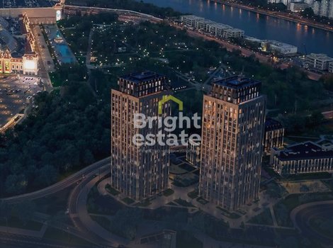 Купить квартиру с 3 спальнями без отделки в ЖК Dream Towers на берегу Москвы-реки. ID 19911