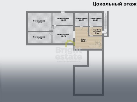 Купить коттедж с отделкой White box в КП Покровское-Рубцово. ID 19947