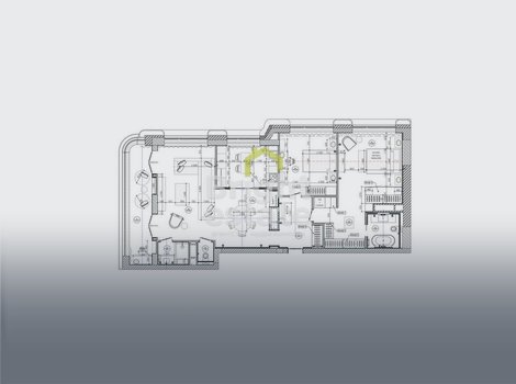 Купить 3-комнатную квартиру в ЖК ВТБ Арена Парк. ID 21757