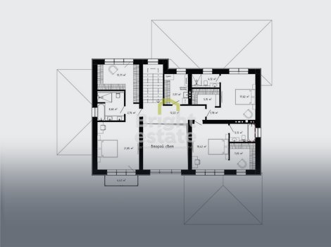 Купить коттедж без отделки в КП Гранд Иславское. ID 21782