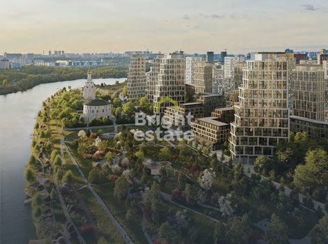Купить 3-комнатную квартиру без отделки в Клубном городе на реке Primavera. ID 21879