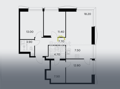 Купить 4-комнатную квартиру в ЖК Injoy. ID 21943