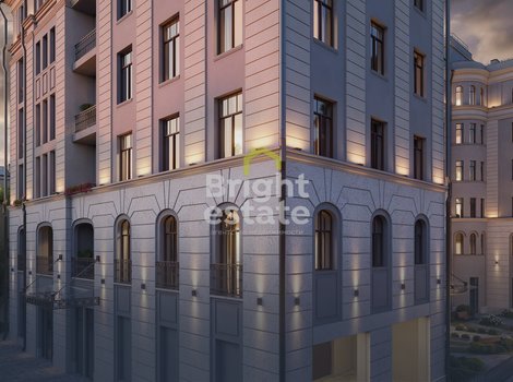 Купить 3-комнатную квартиру без отделки в клубном доме Чистые пруды. ID 22434