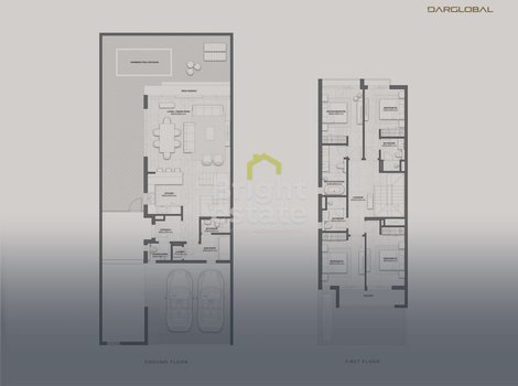 DG Villas Jumeirah Golf Estates - купить виллу с 4-мя спальнями в Дубае. ID 22438