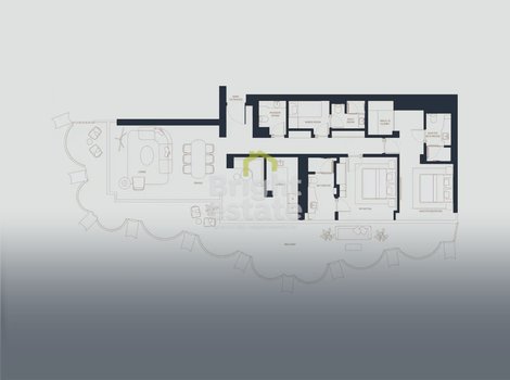 Eden House Zaabeel - продажа стильной квартиры с 2-мя спальнями в Дубае. ID 22442