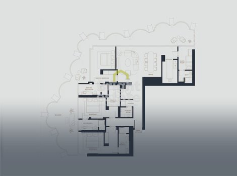 Eden House Zaabeel - продажа апартамента с 3-мя спальнями в Дубае. ID 22444