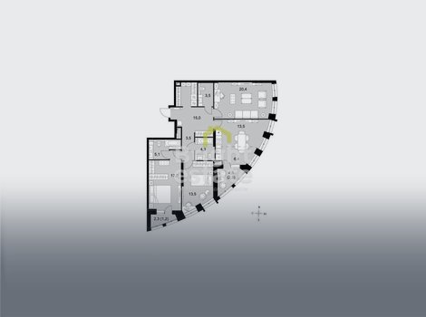 Купить 4-комнатную квартиру в жилом комплексе Sydney City, СЗАО. ID 22515