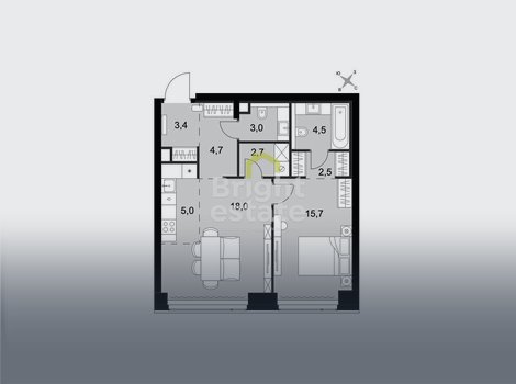 Продажа 2-комнатной квартиры в жилом комплексе Amber City, САО. Лот №22532 Продажа 2-комнатной квартиры в жилом комплексе Amber City, САО. ID 22532