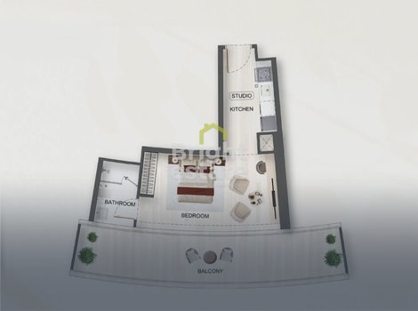 BINGHATTI FLARE - купить квартиру-студию в жилом комплексе. ID 22576