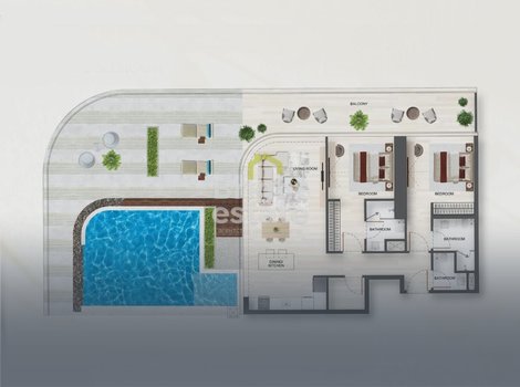 BINGHATTI FLARE - купить квартиру с 2-мя спальнями. ID 22578