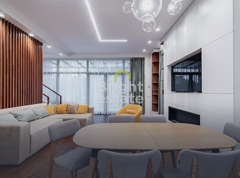 Купить угловой таунхаус с дизайнерским ремонтом в КП Футуро парк. ID 23044