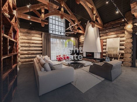 Купить шале из сухостойного бревна Kelo в деревне Афинеево. ID 23182