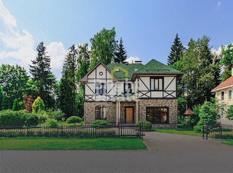 Купить коттедж под ключ в клубном поселке Сказка. ID 23221