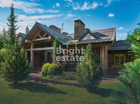 Купить загородную резиденцию в едином стиле швейцарского шале в КП Грибово. ID 23222