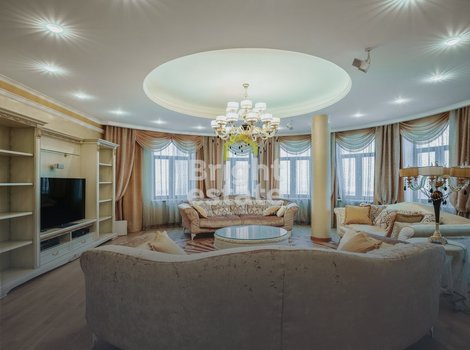 Купить многокомнатную квартиру на 12 этаже в ЖК Белый лебедь. ID 23313