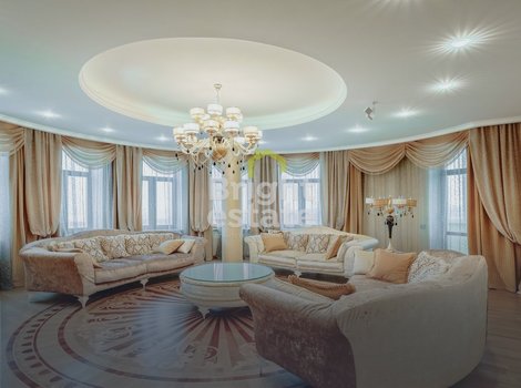 Купить многокомнатную квартиру на 12 этаже в ЖК Белый лебедь. ID 23313