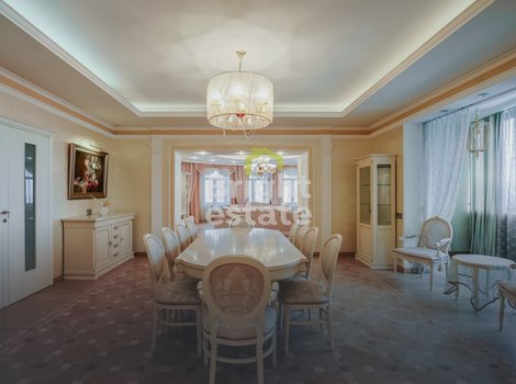 Купить многокомнатную квартиру на 12 этаже в ЖК Белый лебедь. ID 23313