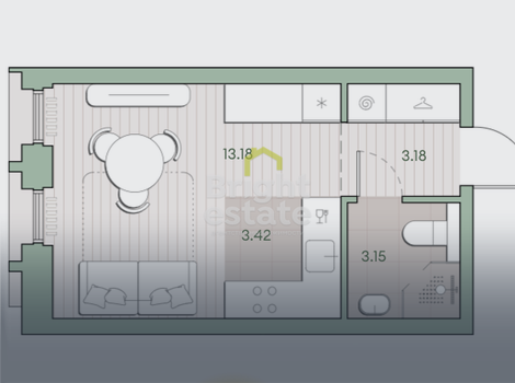 Продажа студии в жилом комплексе Среда на Лобачевского. ID 23396