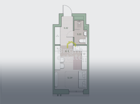 Купить студию в ЖК Среда на Лобачевского . ID 23398