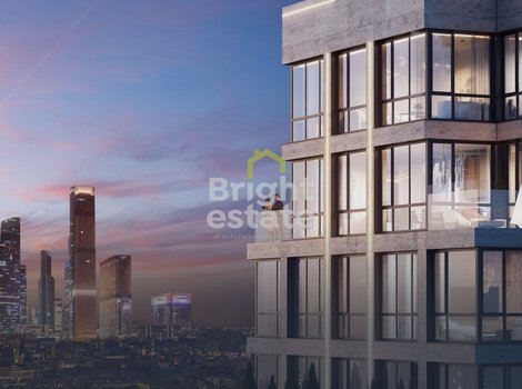 Четырехкомнатная квартира без отделки в жилом квартале Серебряный бор. ID 23457