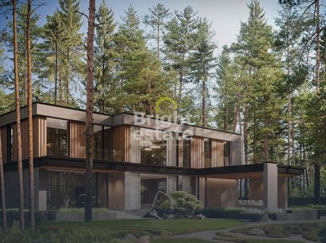 Современный дом под ключ рядом с лесом в КП Александрово. ID 23855