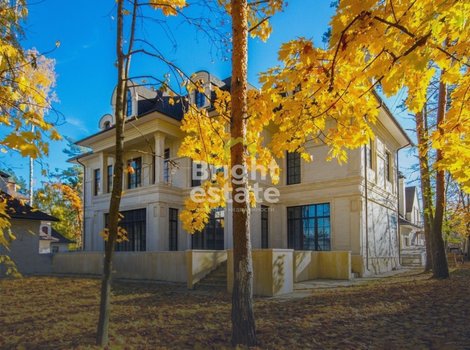 Купить дом 1200 кв.м. в коттеджном поселке Жуковка на Рублевке. ID 9598