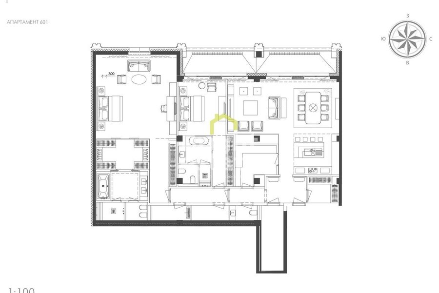 ЖК Царев сад — Купить апартаменты 231 кв.м. в ЦАО, Якиманка. ID 10674