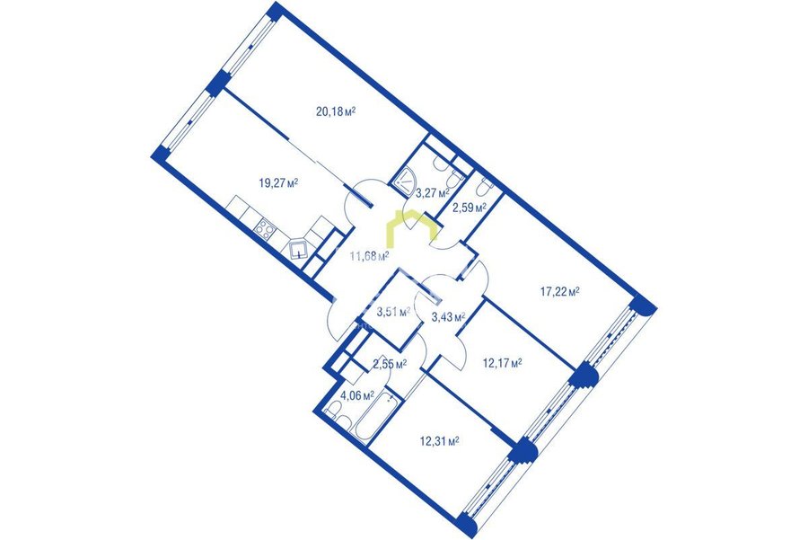 Продажа 4-комнатной квартиры в ЖК iLove, Останкинский район . ID 11831