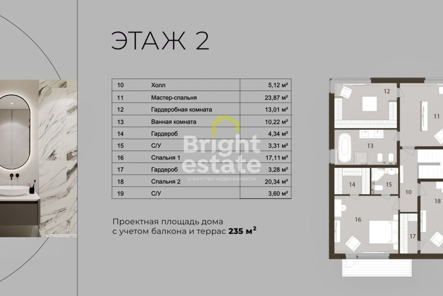 Загородный коттедж без отделки в поселке Горки-2 СНТ. ID 13764