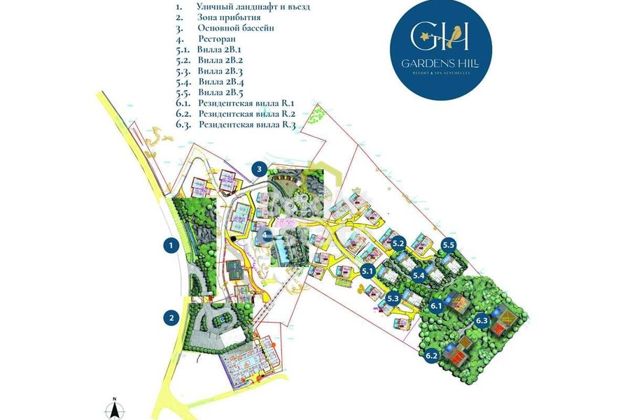 Сейшелы - продажа виллы 266 кв.м. с видом на океан в Gardens Hill resort & spa. ID 16575