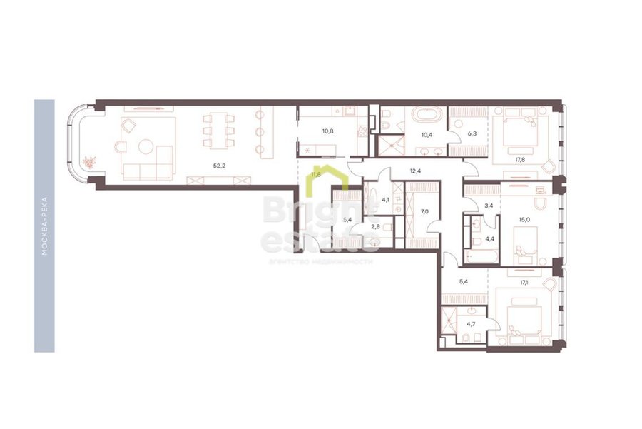 Клубный дом Саввинская 27 – купить 4-комнатные апартаменты 191 кв.м.. ID 16697