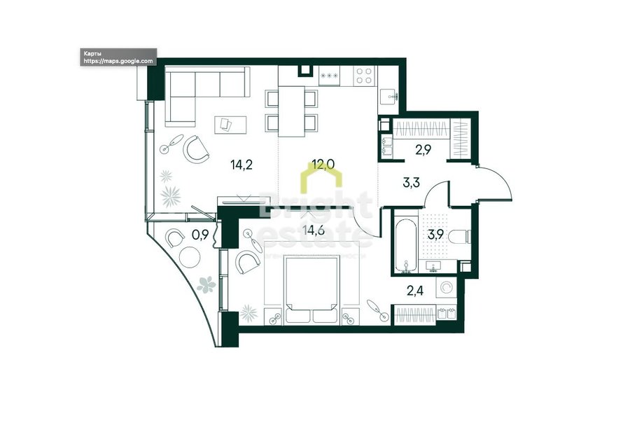 Купить квартиру с панорамными видами в клубном городе на реке Primavera, СЗАО. ID 17230