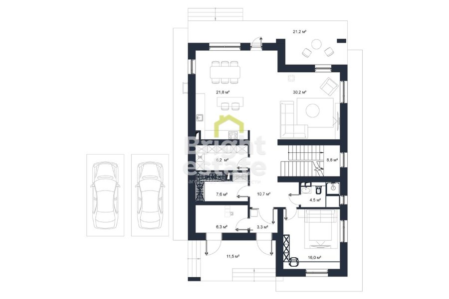 КП Маслово Forest Club – купить 2-этажный дом без отделки. ID 17275