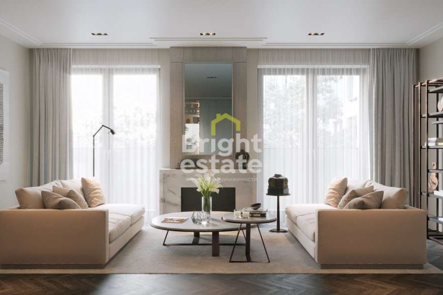 Купить 2-комнатную квартиру с финишной отделкой в клубном доме Тургенев. ID 18859