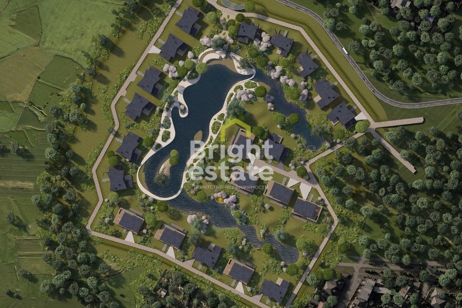 Купить участок 53 сотки с подрядом в КП OASIS. ID 18998