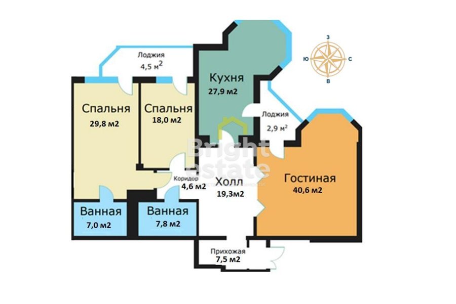 Продажа 2-комнатной квартиры под чистовую отделку в ЖК Вавилово. ID 19396