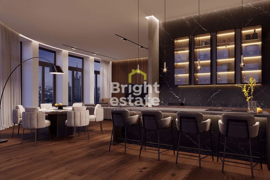 Купить 2-комнатный апартамент под ключ в жилом комплексе SkyView. ID 19480