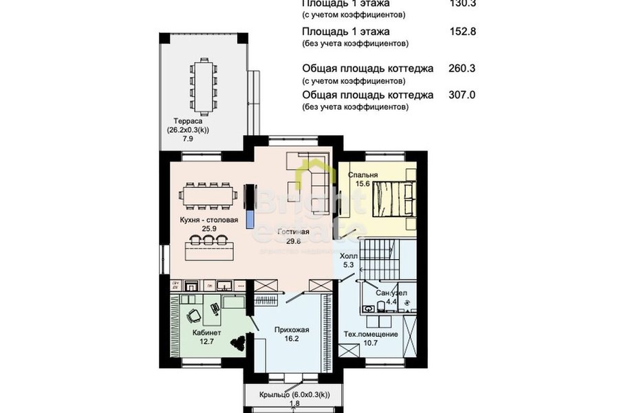 Купить 2-этажный дом под отделку в КП Павловы Озера. ID 19842