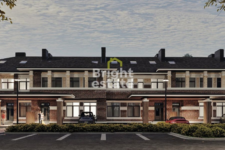 Купить 3-этажный таунхаус без отделки в КП Кристалл Истра. ID 19959